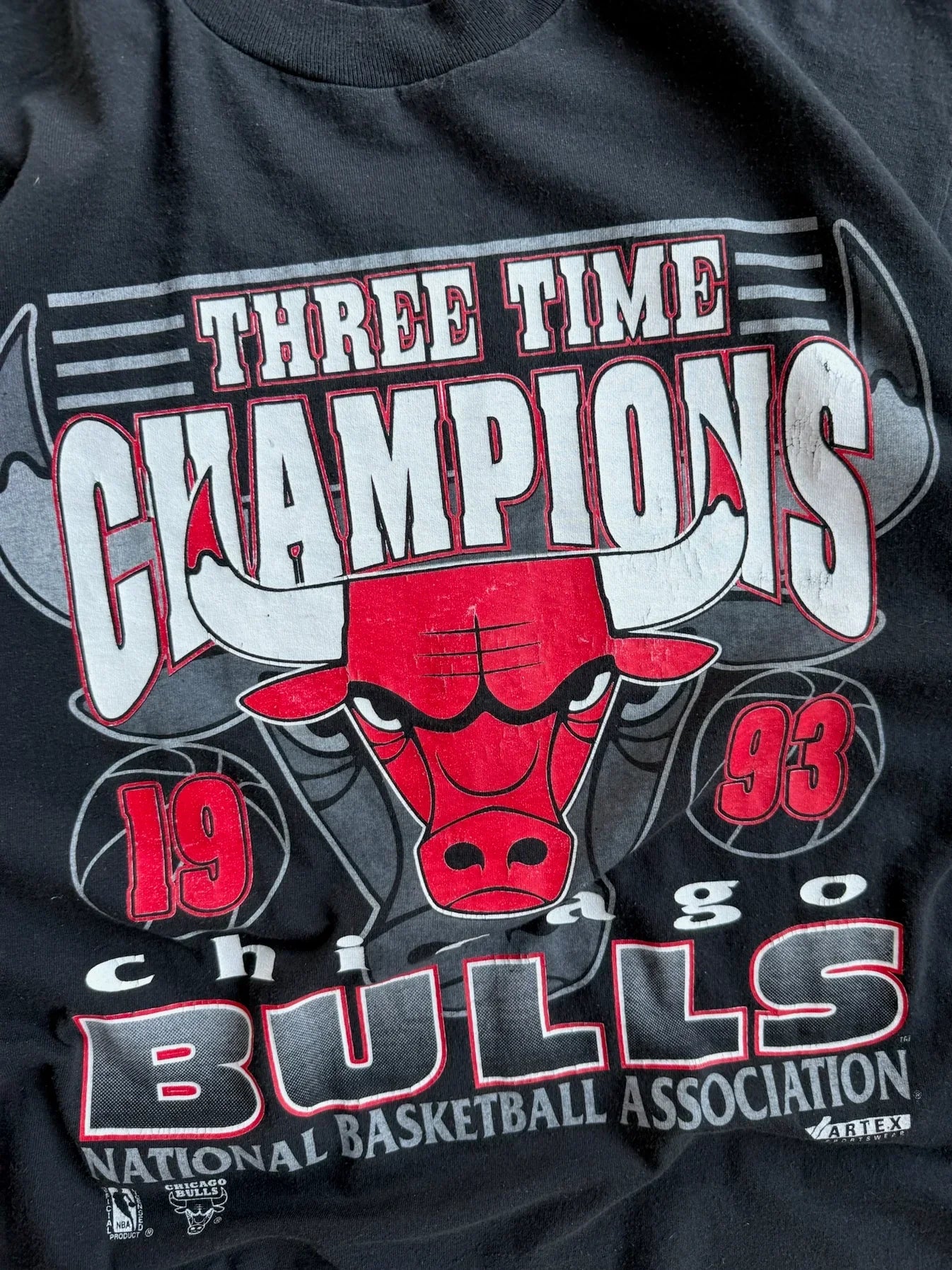 Vintage Chicago Bulls Graphic Faded Tee
