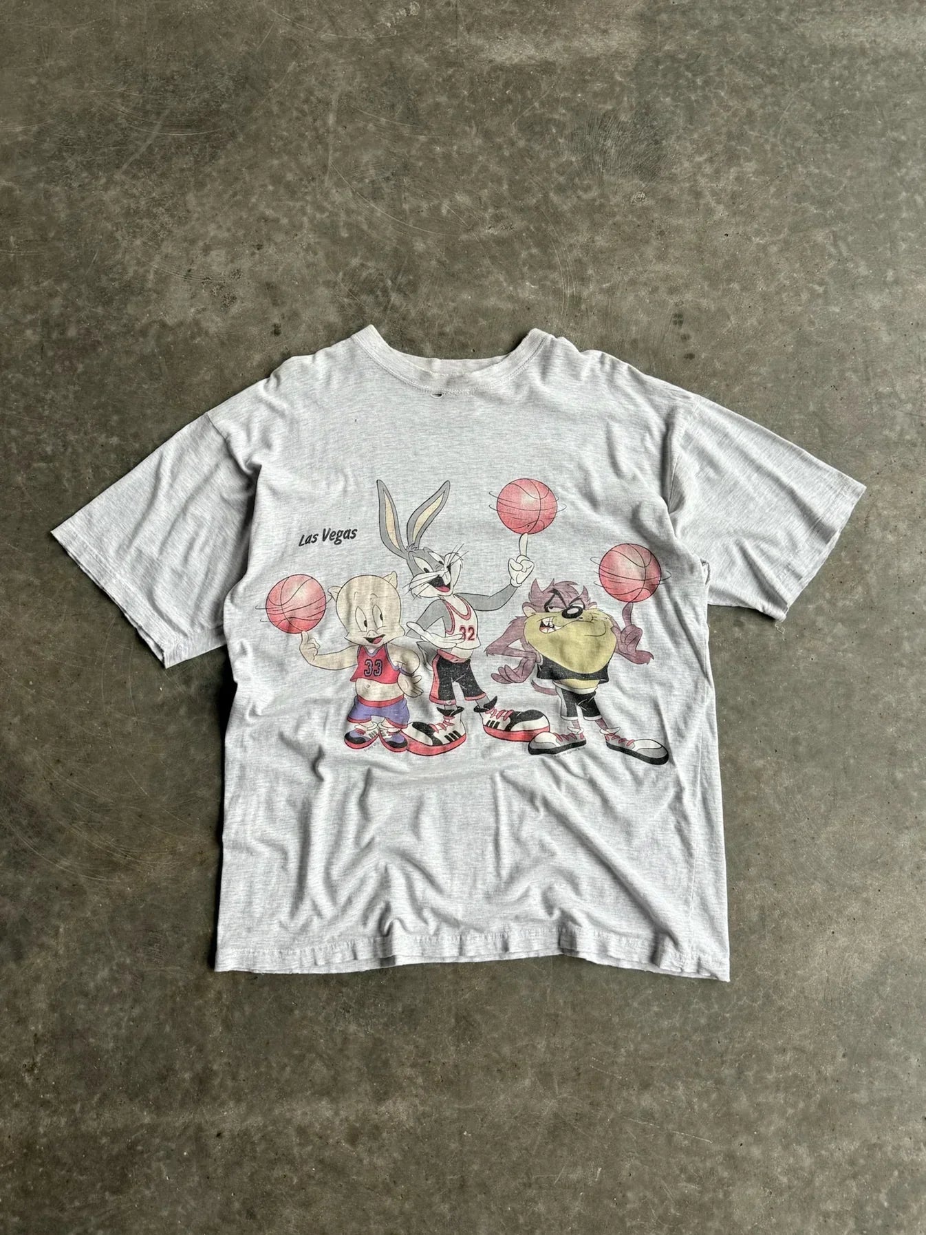 Vintage Faded Las Vegas Aces Looney Tee