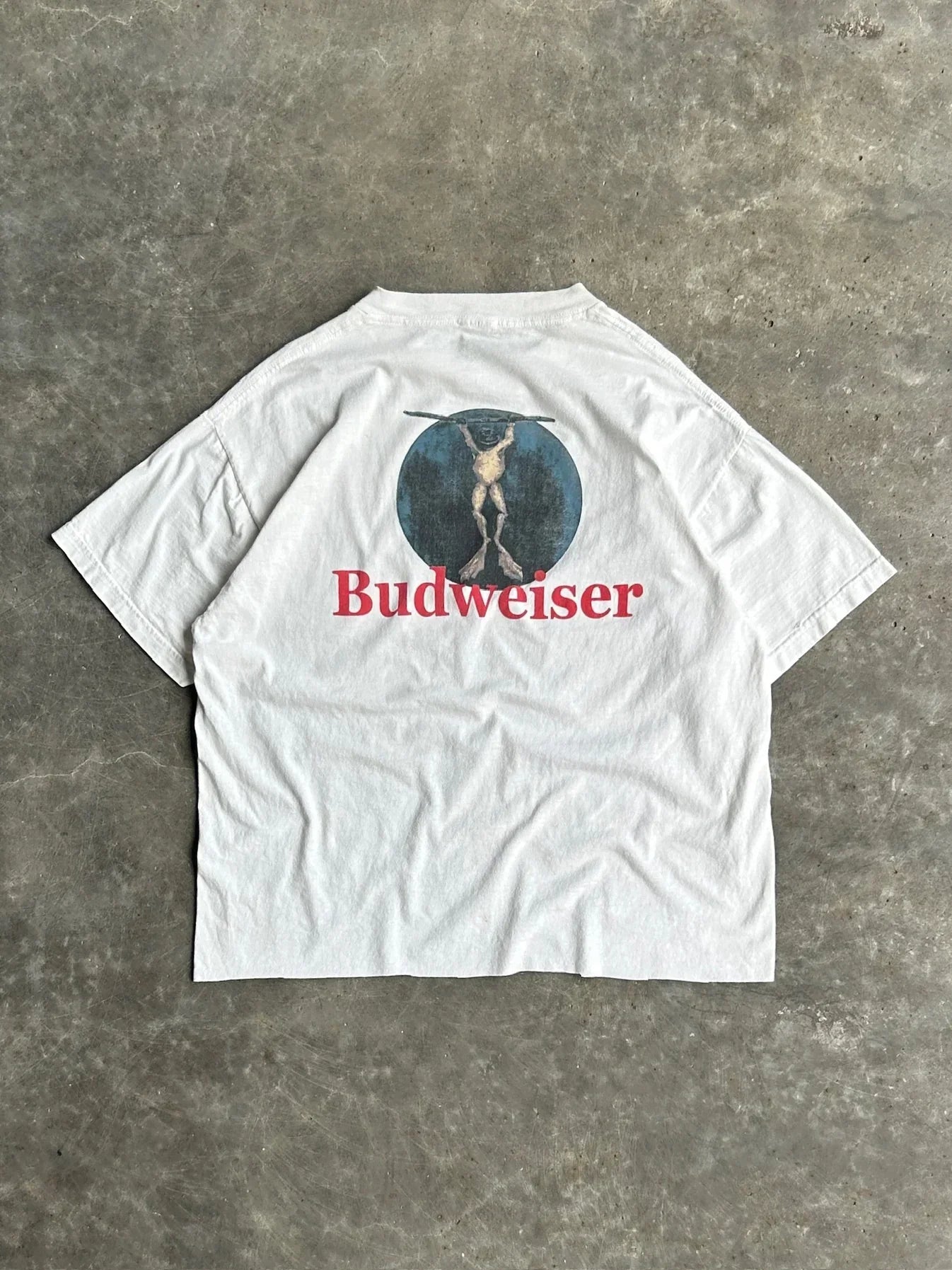 Vintage Cropped Budweiser Graphic Tee