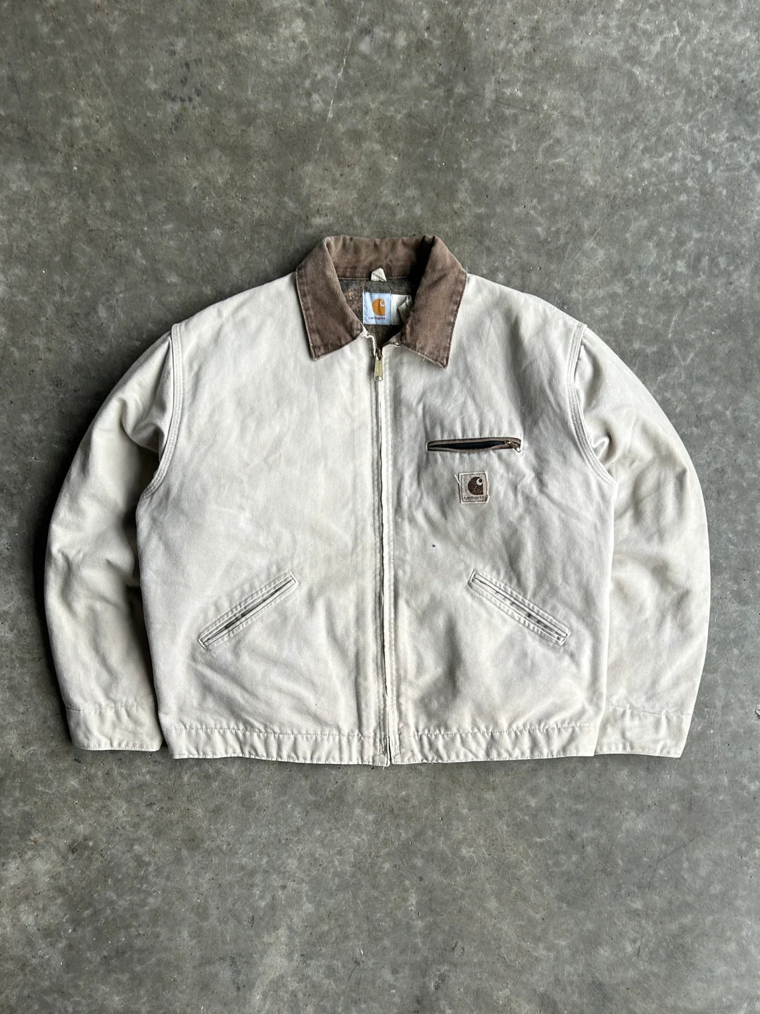 Vintage White Detroit Carhartt Jacket™