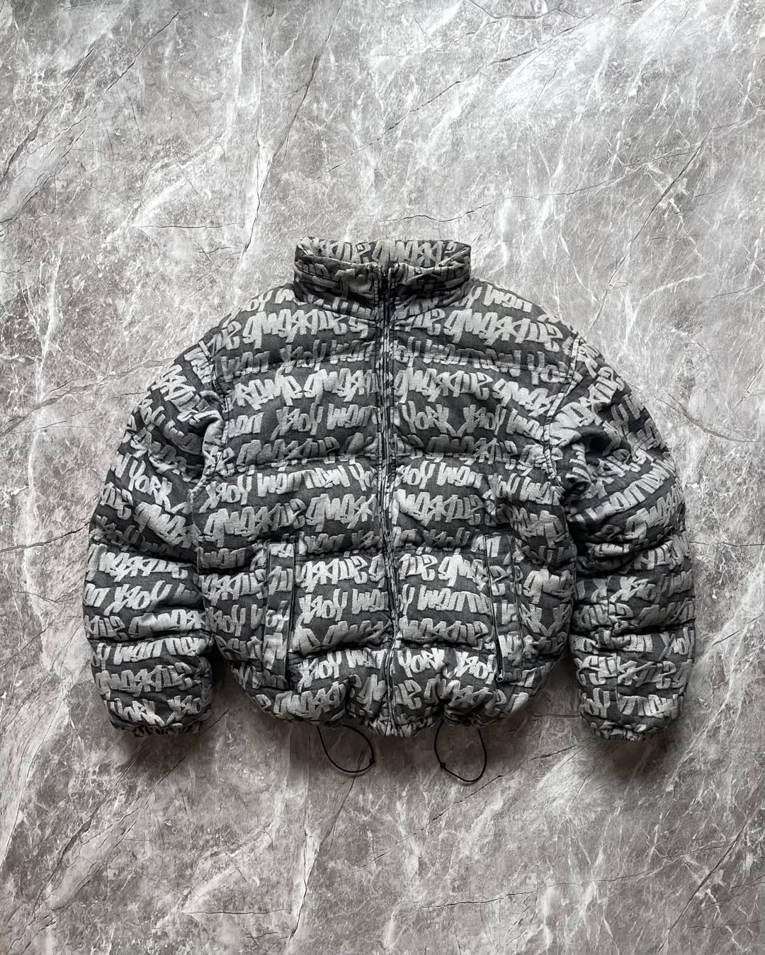 Vintage Jacquard Puffer Down Jacket™