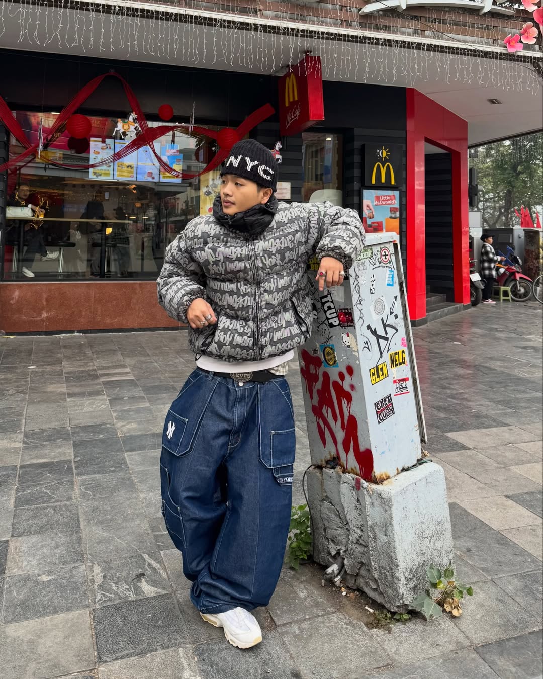 Vintage Jacquard Puffer Down Jacket™