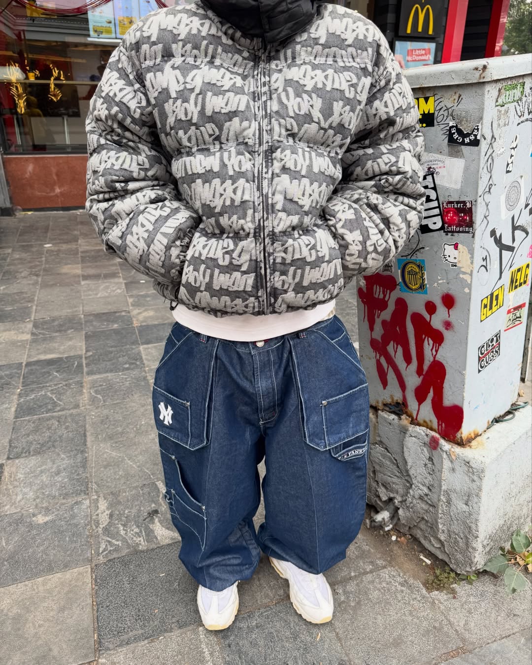 Vintage Jacquard Puffer Down Jacket™