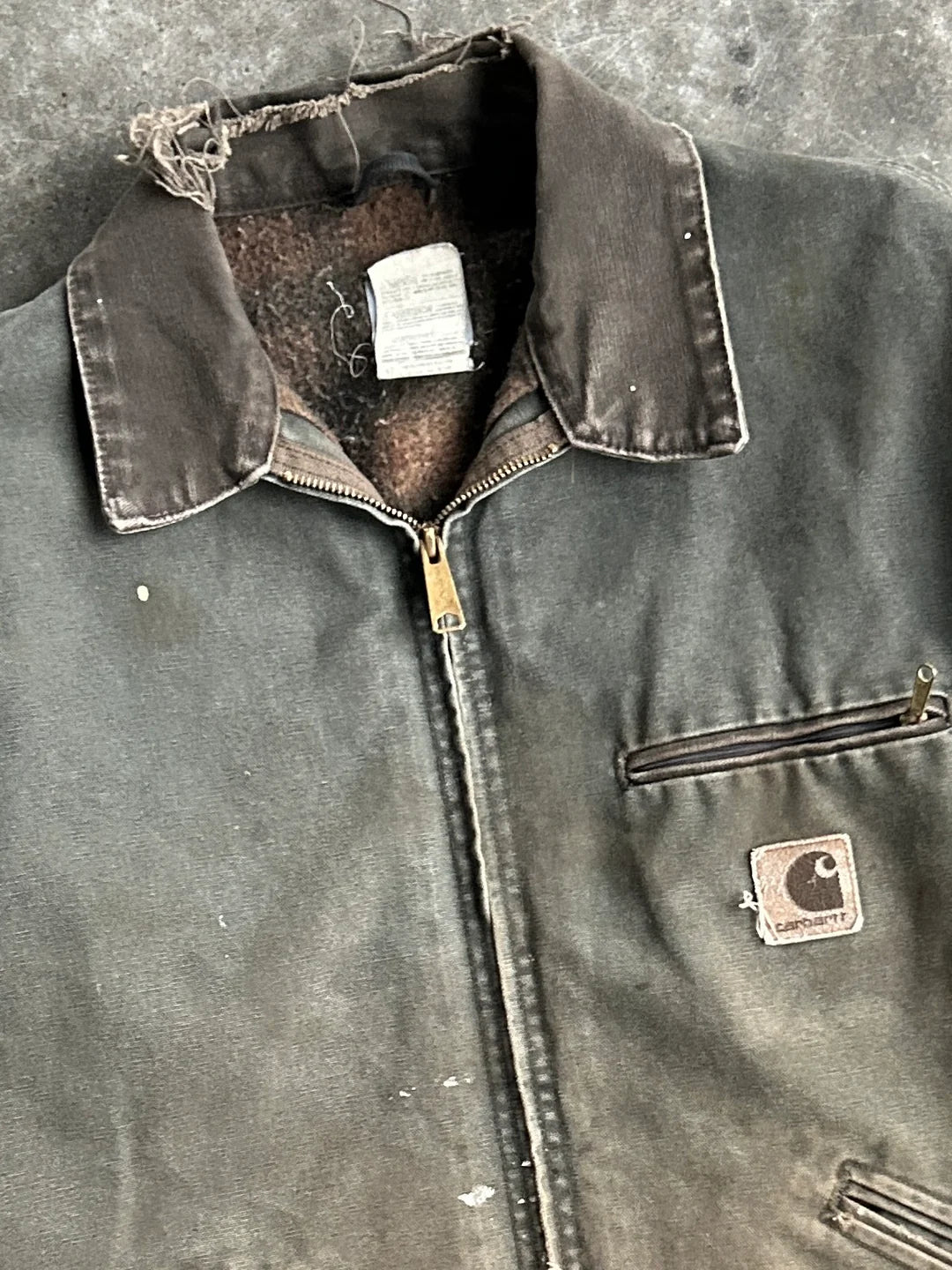 Vintage Green Carhartt Detroit Jacket™